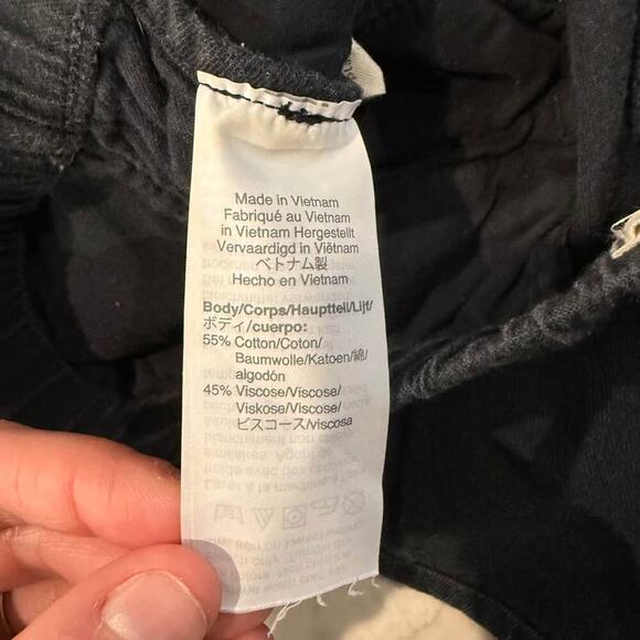 Madewell Pull On Casual Lounge Shorts Women’s Large Black Pockets Summer Preppy - Picture 5 of 5